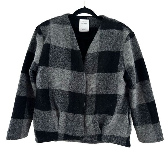 Zara Jackets & Blazers - Plaid Black and Gray Women's Jacket